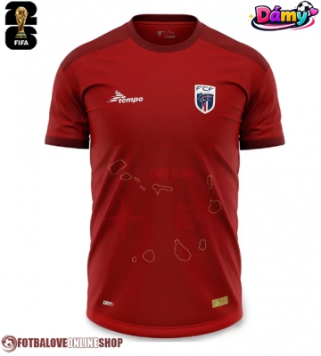 Kapverdy Venkovní Dres pro Dámy MS 2026 Krátkým Rukávem